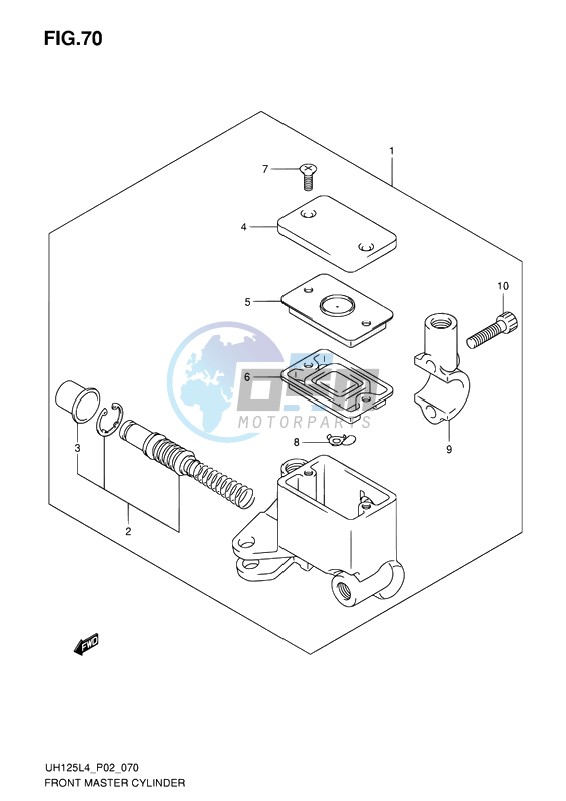 FRONT MASTER CYLINDER