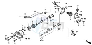 FES150A 125 S-WING drawing WATER PUMP