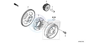 TRX420FPEC drawing STARTING GEAR