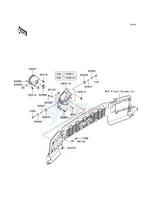 KAF 620 M [MULE 4010 4X4] (M9F) MAF drawing HEADLIGHT-- S- -