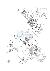 YFM700FWBD YFM70KPHH KODIAK 700 EPS HUNTER (2SMF) drawing CYLINDER HEAD