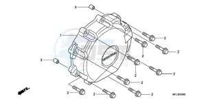 CBR1000RR9 BR / MME - (BR / MME) drawing A.C. GENERATOR COVER (CBR 1000RR)