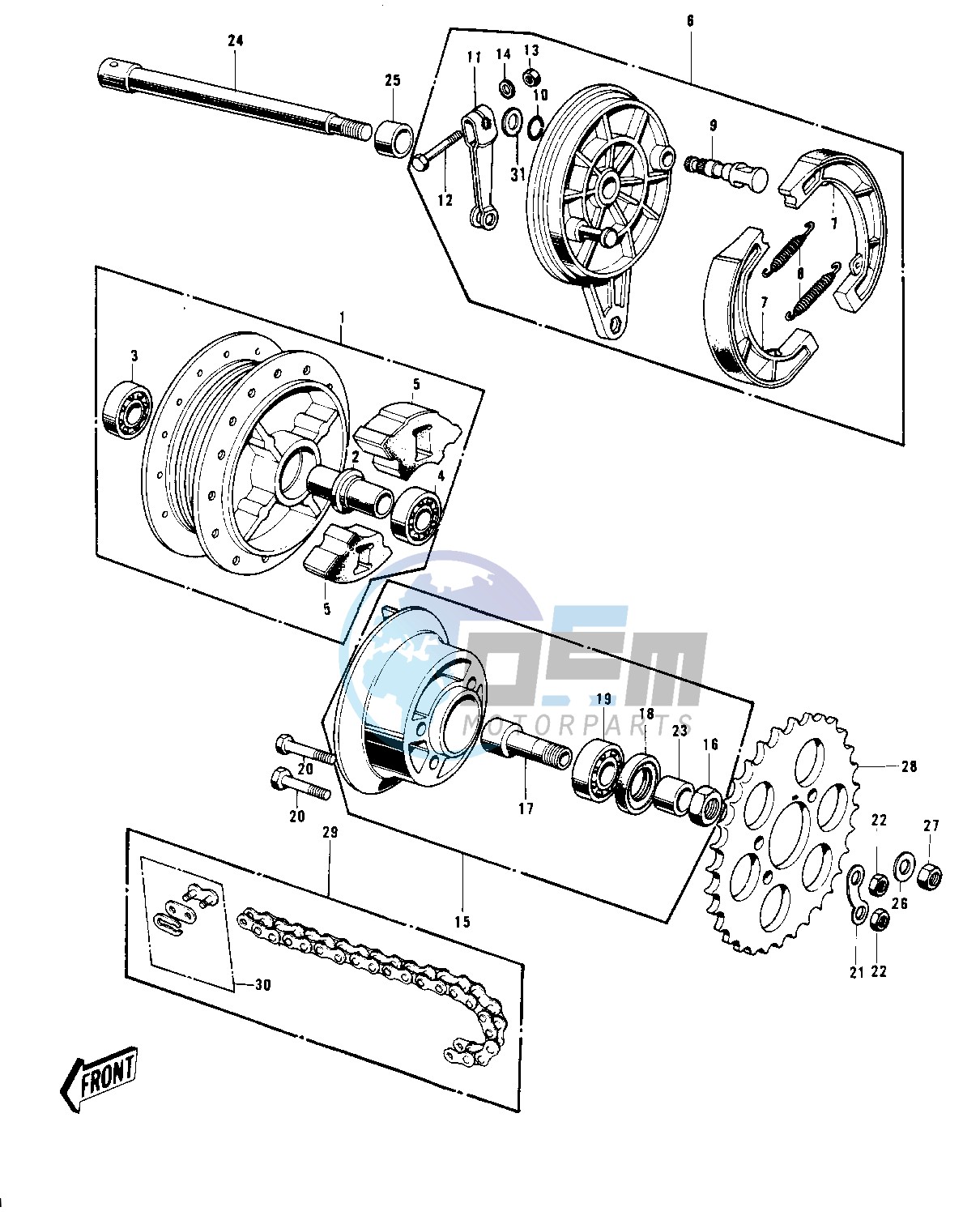 REAR HUB_BRAKE_CHAIN -- 70-73- -