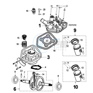 FIGHT X-TEAM LNDA BE drawing CRANKSHAFT AND CYLINDER