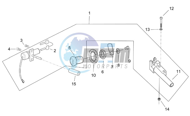 Lock hardware kit