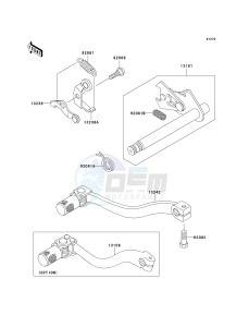 KX 65 A [KX65 MONSTER ENERGY] (A6F - A9FA) A9F drawing GEAR CHANGE MECHANISM