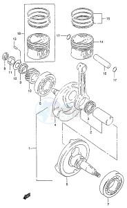 GZ125 (W-X-Y) drawing CRANKSHAFT