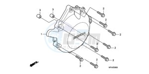 CBF1000S9 UK - (E / ABS MKH) drawing A.C. GENERATOR COVER