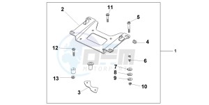 FES150 125 PANTHEON drawing REAR CARRIER BASE