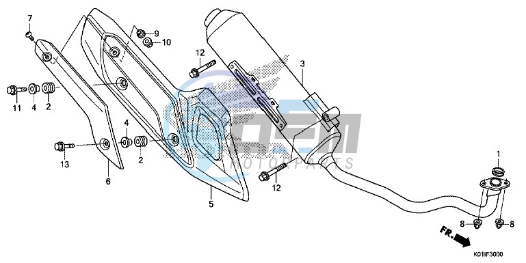 EXHAUST MUFFLER