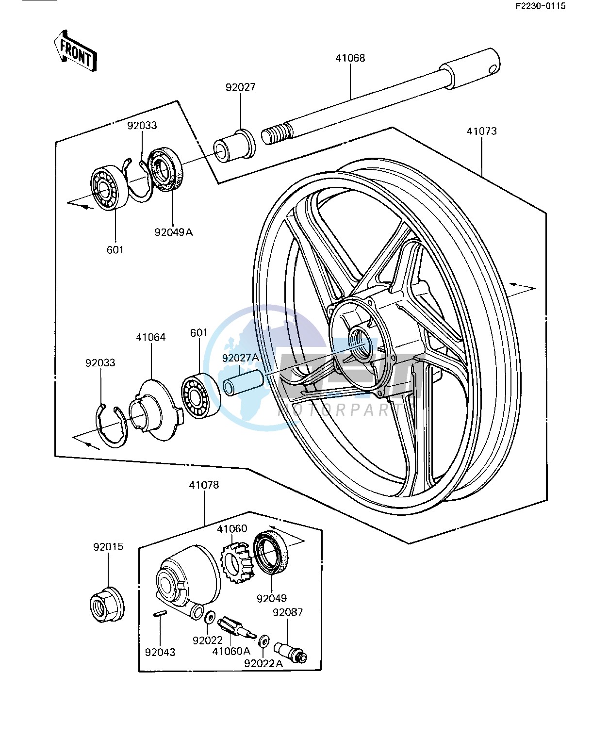 FRONT WHEEL_HUB