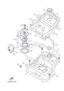 HW151 XENTER 150 (52S2) drawing FUEL TANK