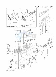 FL300BETX drawing PROPELLER-HOUSING-AND-TRANSMISSION-4