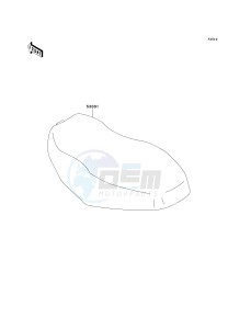 KVF 650 B [PRAIRIE 650 4X4 ADVANTAGE CLASSIC] (B1) [PRAIRIE 650 4X4 ADVANTAGE CLASSIC] drawing SEAT