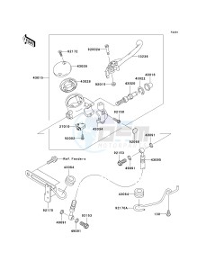 VN 1500 B [VULCAN 88 SE] (B1-B3) N6F drawing FRONT MASTER CYLINDER