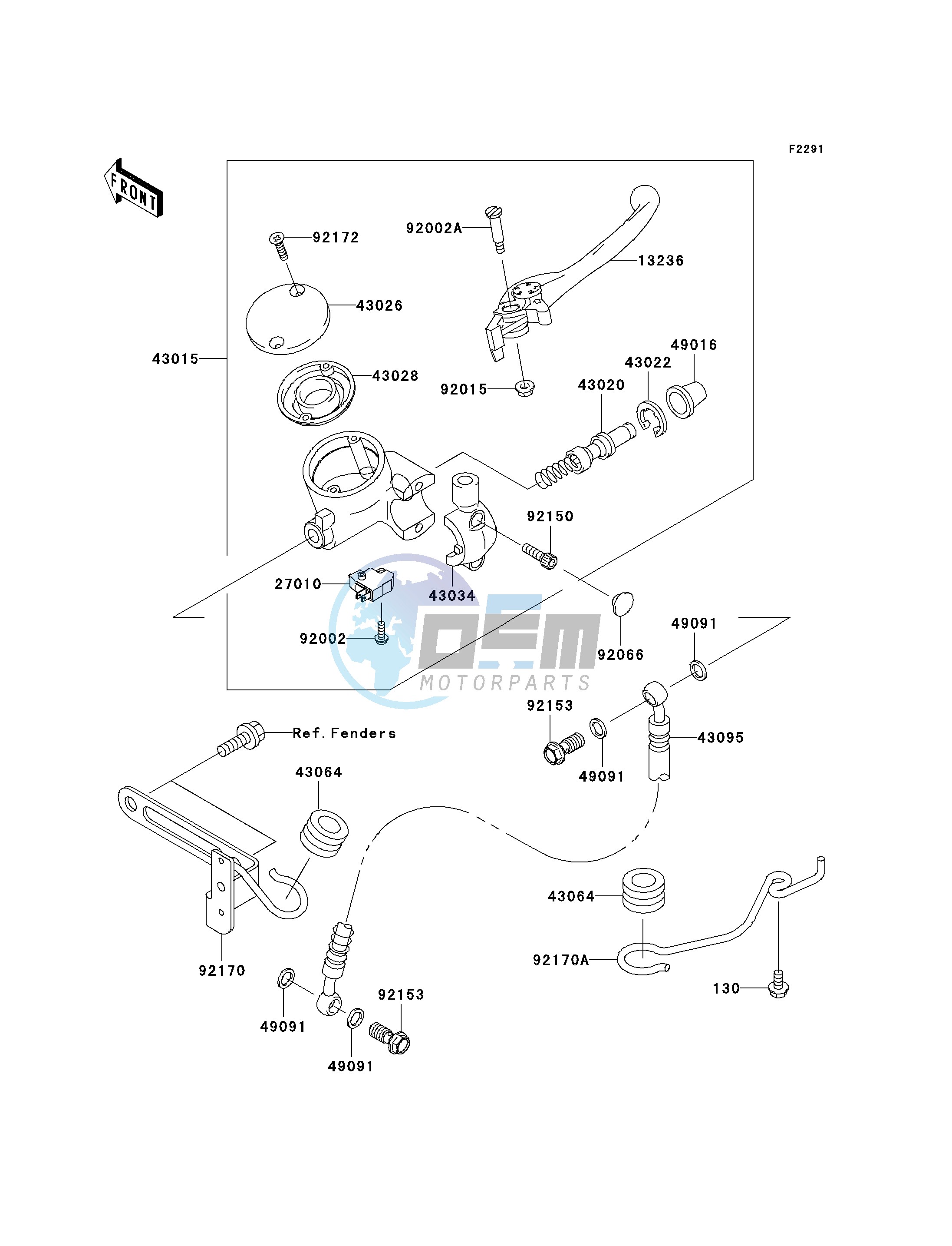 FRONT MASTER CYLINDER