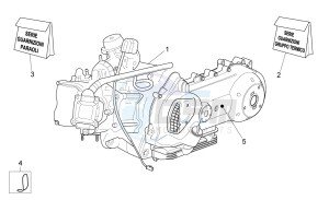 Sport City Street 125 4t 4v e3 drawing Engine