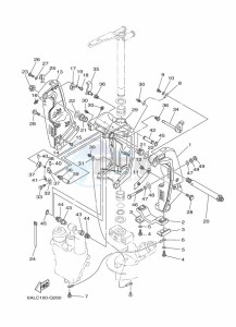 FL225BETX drawing FRONT-FAIRING-BRACKET