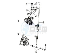 MIO 115 L7 drawing BRAKE CALIPER / BRAKE LEVER