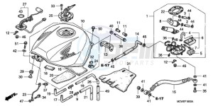 VFR8009 Ireland - (EK / MME) drawing FUEL TANK