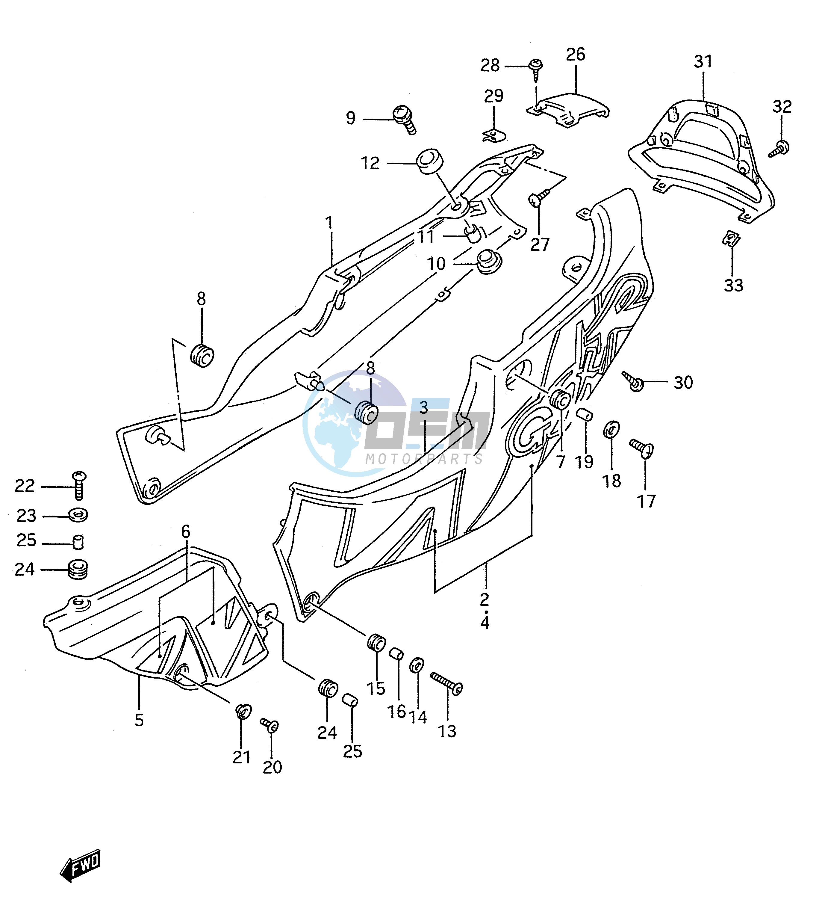 FRAME COVER (MODEL N)