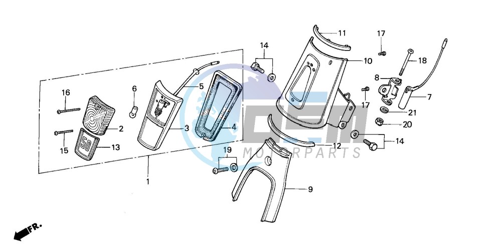 TOP COVER/POSITION LAMP