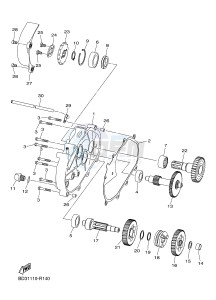 YFM90R YFM09RYXH (BD36) drawing TRANSMISSION