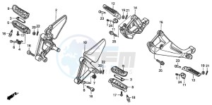 CBR1100XX SUPER BLACKBIRD drawing STEP