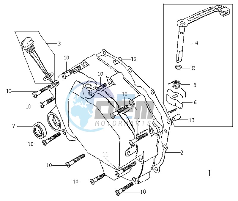 CRANKCASE COVER RIGHT