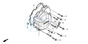 CBR900RR drawing GENERATOR COVER