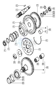 PACK-R_25-45kmh_K4-K7 50 K4-K7 drawing Countershaft-mainshaft