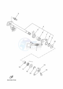 XSR700 MTM690D-U (BCP1) drawing SHIFT SHAFT