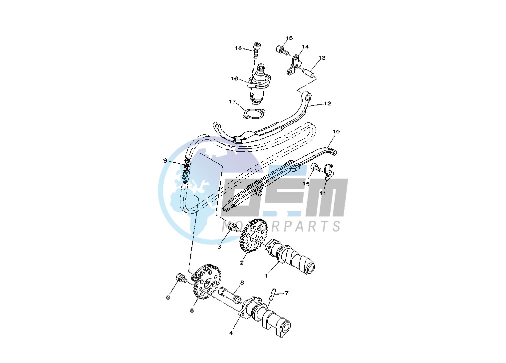 CAMSHAFT- CHAIN