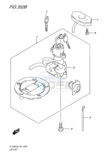 DL1000 ABS V-STROM EU drawing LOCK SET