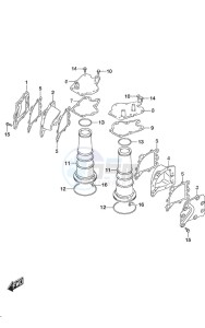 DF 300B drawing Exhaust Cover