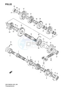 GSX-R600 (E2) drawing TRANSMISSION