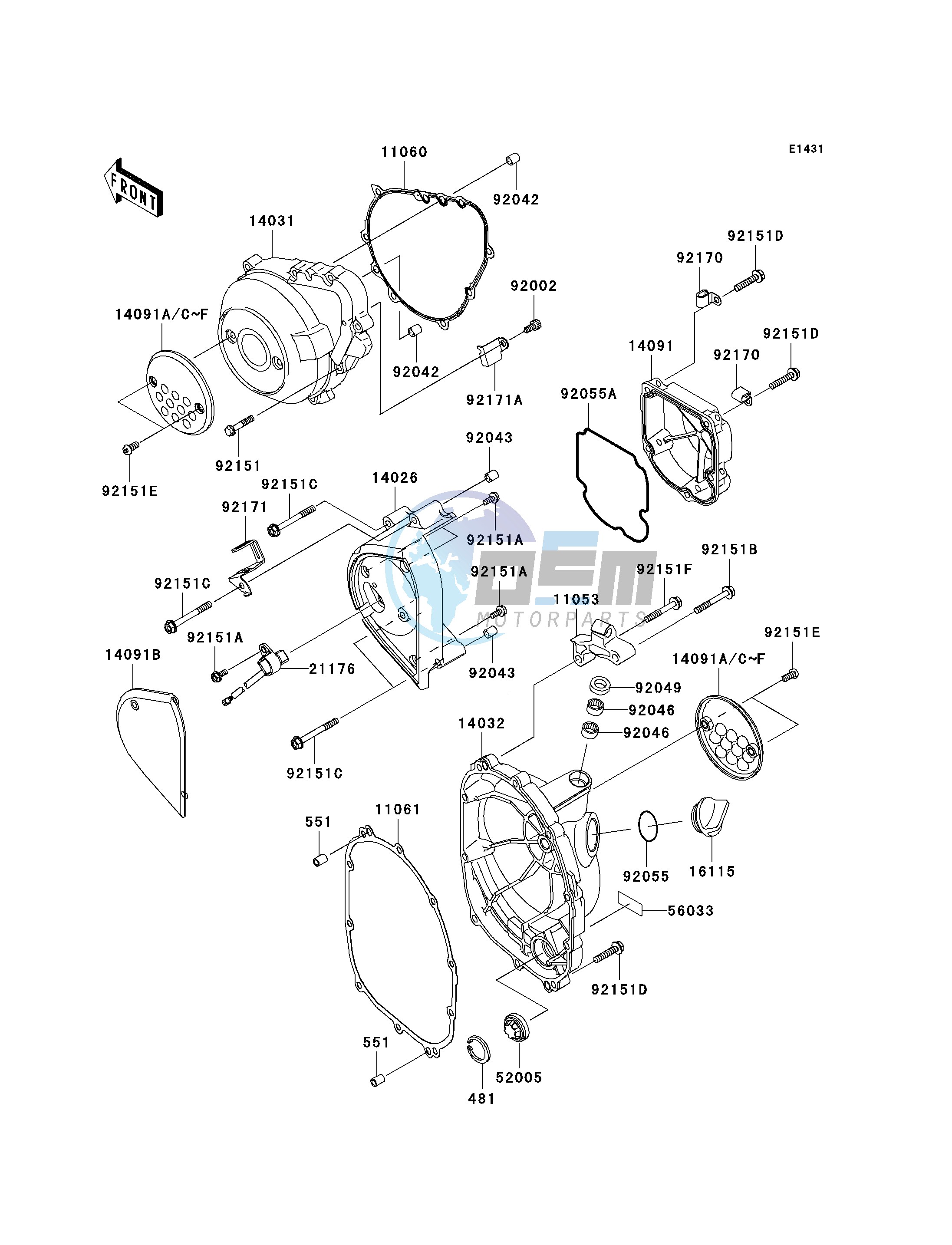 ENGINE COVER-- S- -