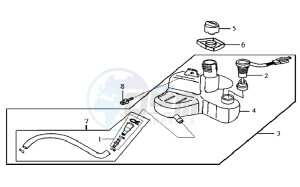 JET BASIX 25KMH 50 drawing OIL TANK