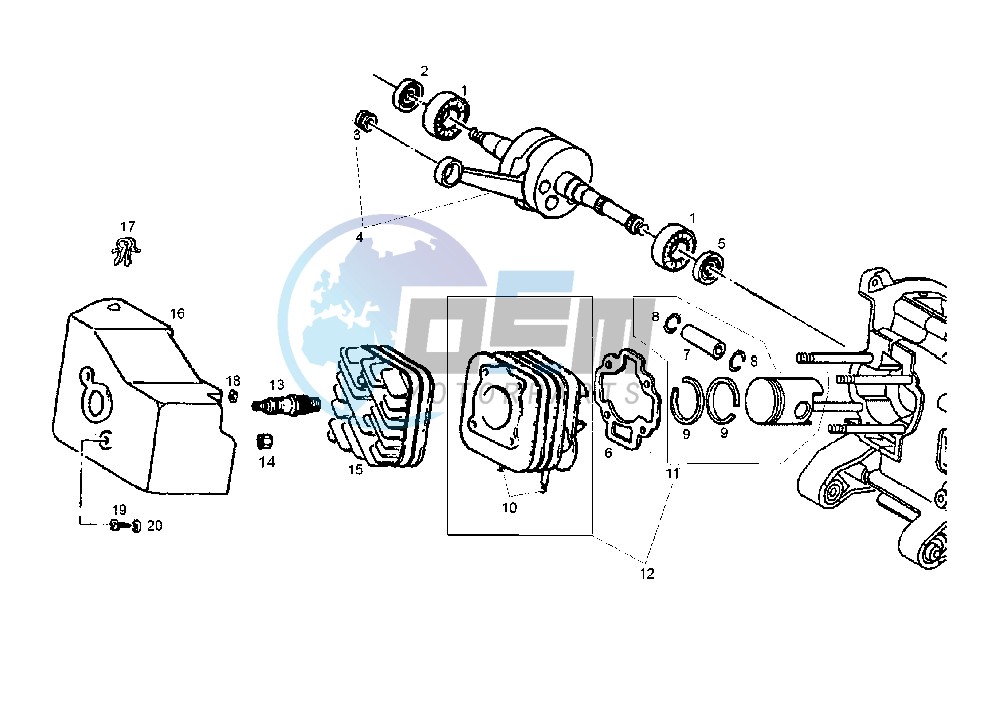 CRANKSHAFT-CYLINDER