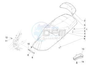 MP3 350 MAXI SPORT E4 ABS (EMEA) drawing Saddle/seats