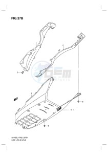 UH125 BURGMAN EU drawing SIDE LEG SHIELD (MODEL RACING P19)