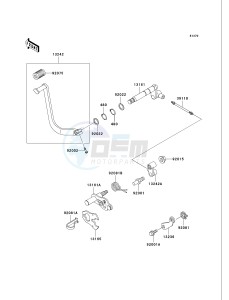 VN 750 A [VULCAN 750] (A20-A21) [VULCAN 750] drawing GEAR CHANGE MECHANISM