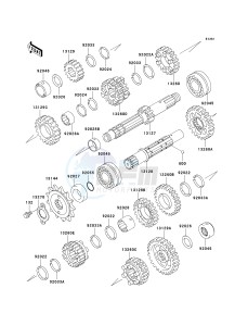 EX 500 D [NINJA 500R] (D6-D9) [NINJA 500R] drawing TRANSMISSION