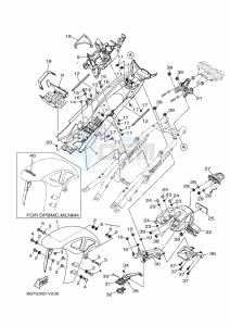 MT-10 MTN1000 (B67S) drawing FENDER