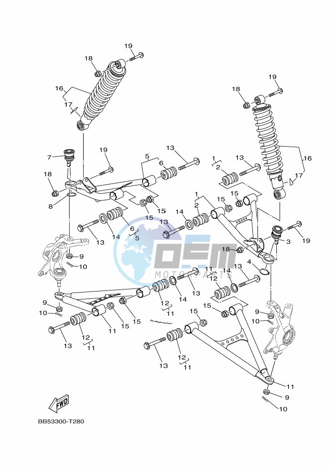 FRONT SUSPENSION & WHEEL