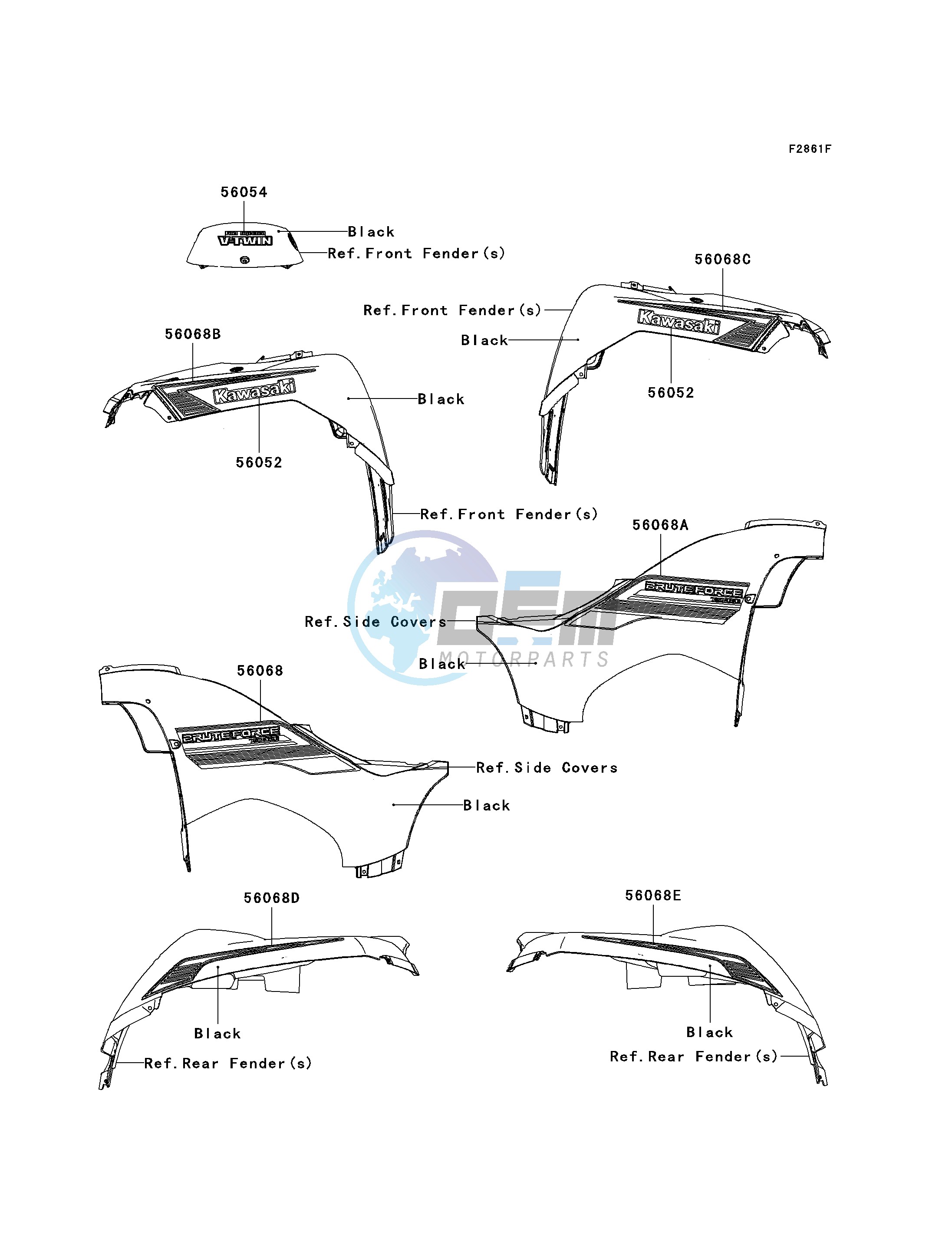 DECALS-- BLACK- --- D9F- -