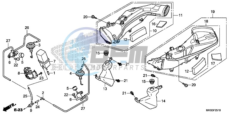 AIR INTAKE DUCT/ SOLENOID VALVE