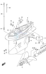 DF 175 drawing Gear Case (C/R)