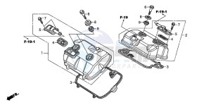 XL700V drawing CYLINDER HEAD COVER