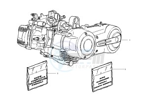 X9 EVOLUTION 500 drawing Engine